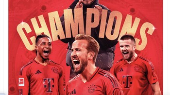 Selamat untuk Harry Kane dan Bayern Munich. Foto: X.com