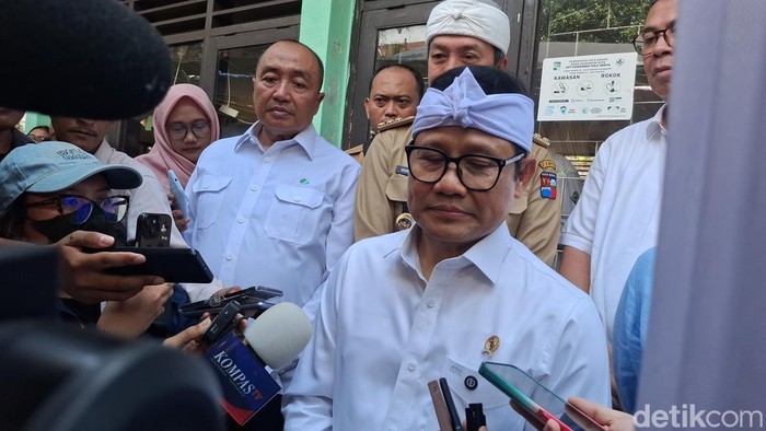 Menko Pemberdayaan Masyarakat Muhaimin Iskandar (Cak Imin) (M Sholihin/detikcom)