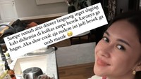 Kegemarannya memasak sering ditampilkan dalam unggahan media sosial. Terbaru, Nana mengunggah di Instagram Story momen masak stok daging yang ia miliki di kulkas. Dagingnya dimasak dengan teknik slow cook. Foto: Instagram @nanamirdad_