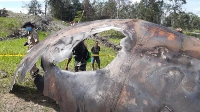 Pecahan roket milik China jatuh di Sanggau, Kalimantan Barat, pada Agustus 2022