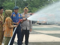 Apel Siaga Karhutla di Inhu, Kapolres Pastikan Personel-Peralatan Siap Tempur