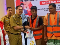 PMI Palembang Gandeng Perumda Tirta Musi untuk Donor Darah Massal