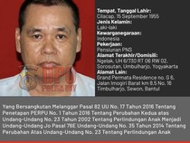 Sugiarto Warga Umbulharjo Jogja Jadi Buronan Polda DIY