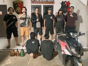 Dua Pemuda di Pangkalpinang Ditangkap Polisi Usai Bobol Bengkel Mobil