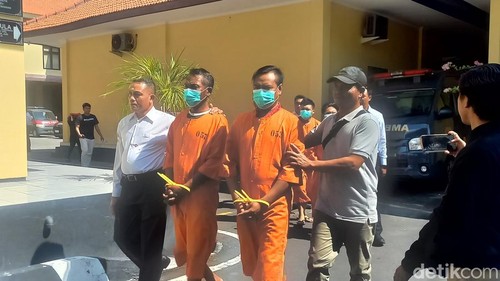 Polres Buleleng merilis pengungkapan kasus narkoba sepanjang bulan April hingga Mei 2025, di Loby Mako Polres Buleleng, Senin (5/5/2025). (Made Wijaya Kusuma)