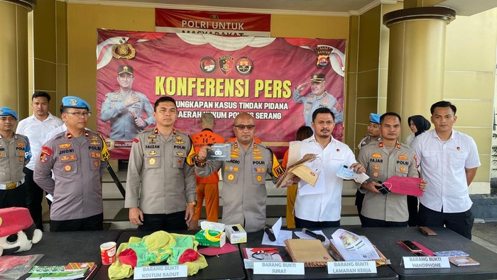Polres Serang ungkap kasus preman berkedok calo tenaga kerja