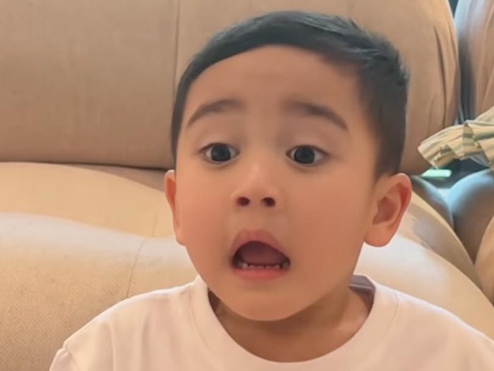 Rayyanza dan Nagita Slavina.