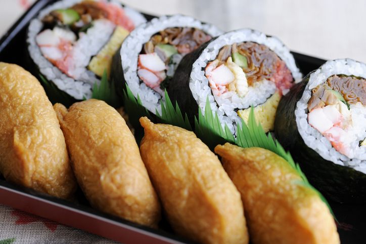 rumput plastik sushi