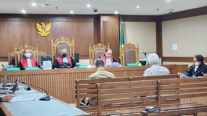 Sidang vonis mantan Dirjen Minerba di kasus korupsi tata kelola timah (Adrial/detikcom)