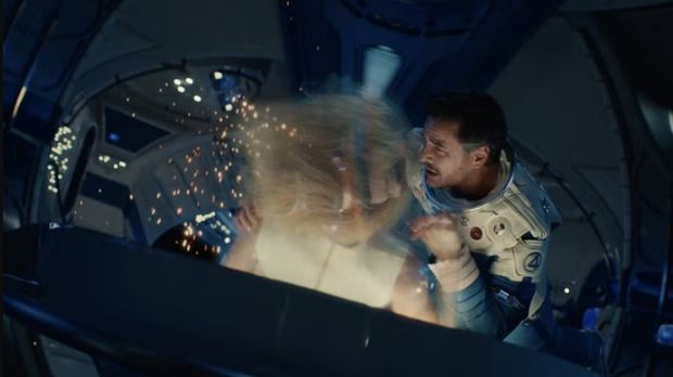 Cuplikan adegan di film The Fantastic Four: First Step
