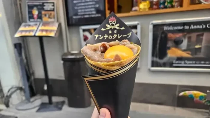 Unik! Ada Crepes Isi Sukiyaki dari Wagyu Premium di Jepang