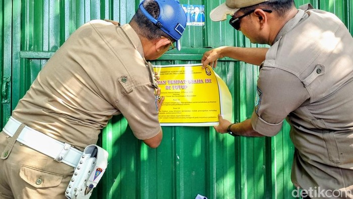 Warung di Ponorogo yang diduga tempat prostitusi disegel Satpol PP