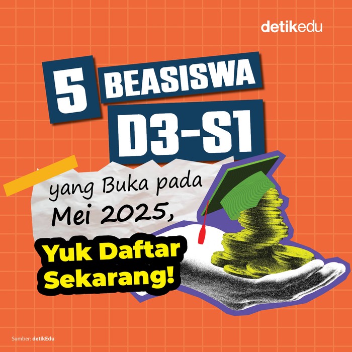 5 Beasiswa D3-S1 yang Buka pada Mei 2025