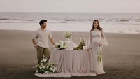 Pemotretan maternity Aaliyah Massaid diambil di pantai daerah Bali. (Foto: dok Instagram)