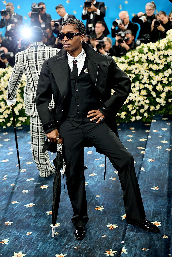 NEW YORK, NEW YORK - MAY 05: Met Gala Co-Chair, A$AP Rocky attends the 2025 Met Gala Celebrating 