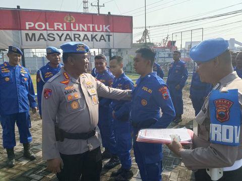 Bidang Profesi dan Pengamanan (Bidpropam) Polda Jateng saat melaksanakan Penegakan, Ketertiban, dan Disiplin (Gaktibplin), Selasa (6/5/2025).