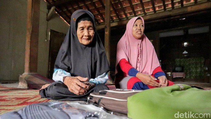 Calon Haji Tertua Ponorogo, Mbah Misringah Berangkat ke Tanah Suci di Usia 90