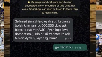 Orang yatim, kok bapaknya kena tilang? Foto: X/xiaomeiyz