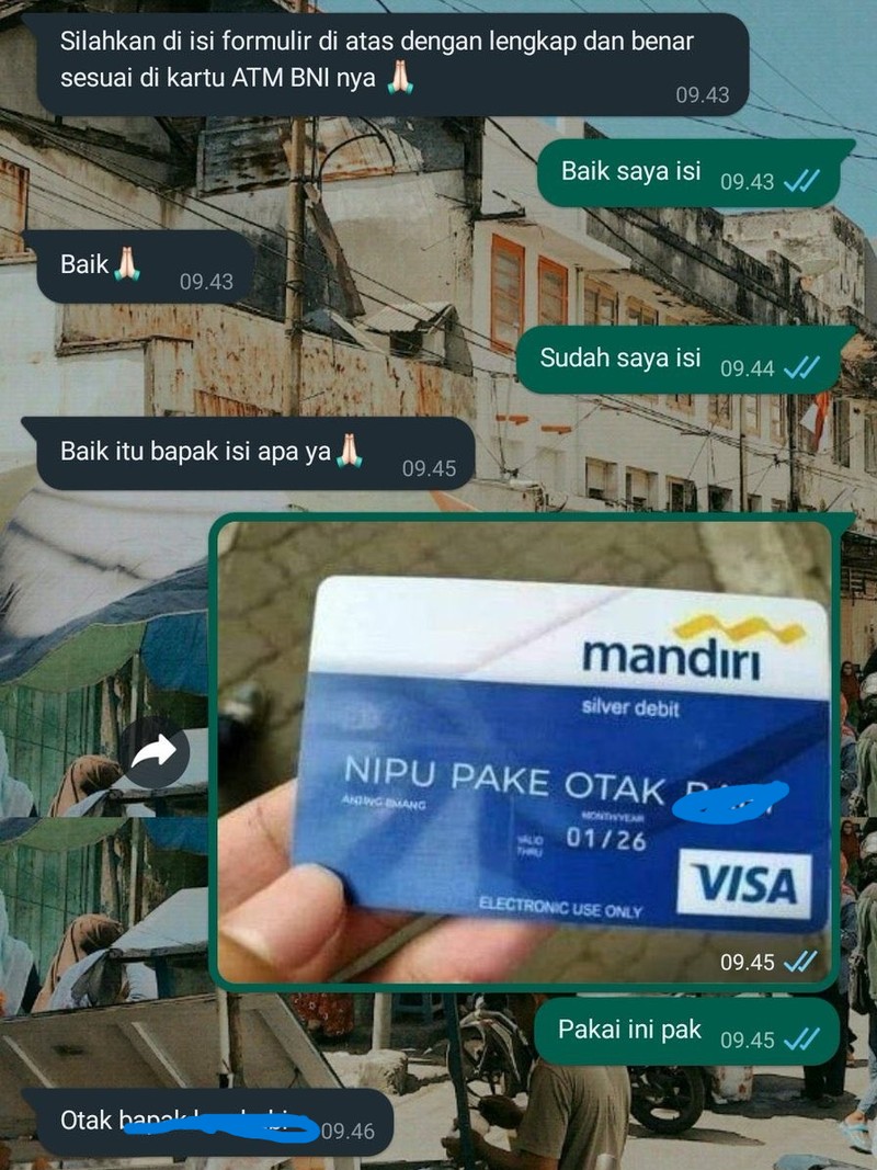Chat Penipu Gagal Nipu, Isinya Kocak-kocak Banget Dah