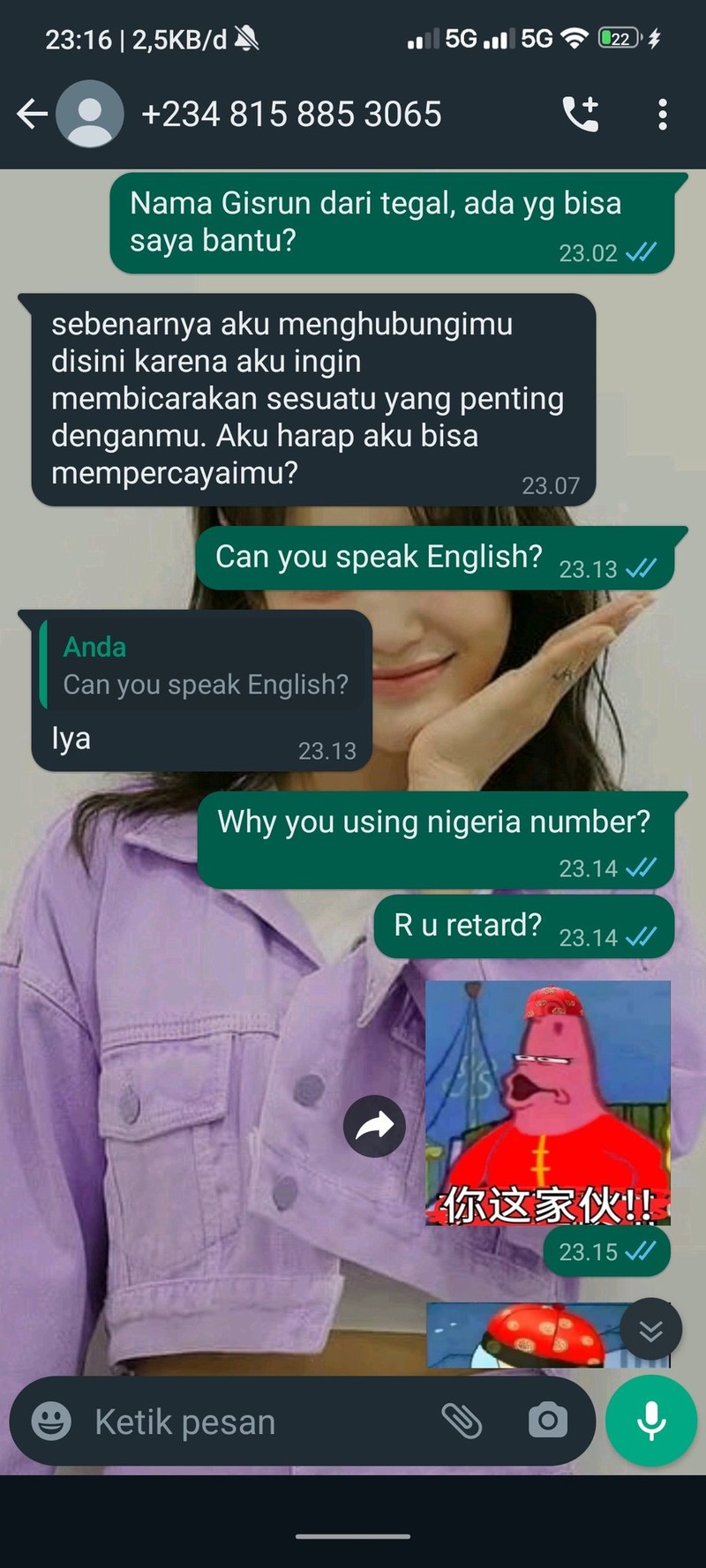 Chat Penipu Gagal Nipu, Isinya Kocak-kocak Banget Dah