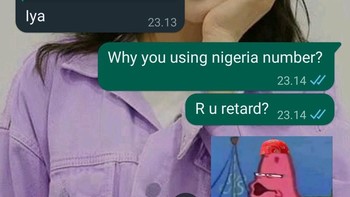 Salfok sama sticker Patrick-nya. Foto: X/Ballerick2904  