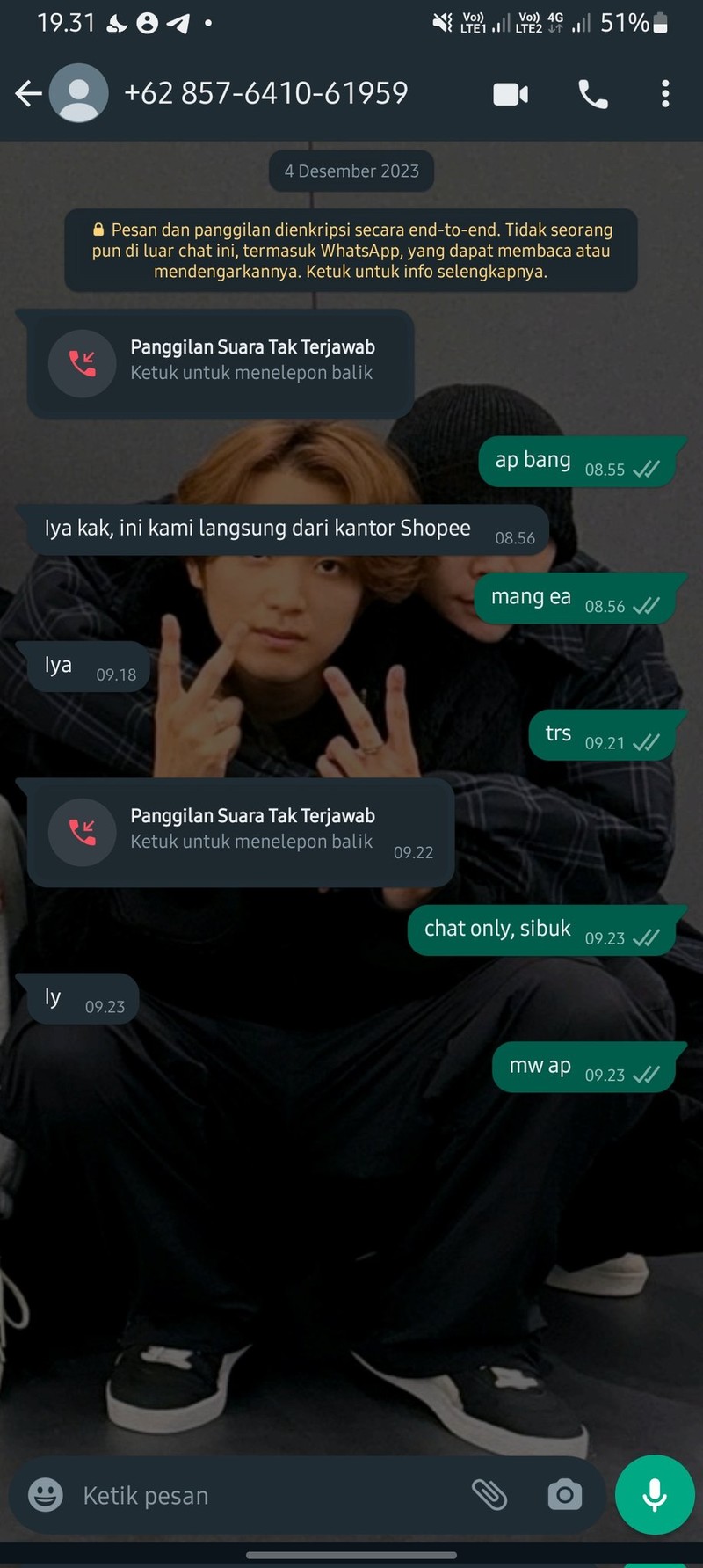 Chat Penipu Gagal Nipu, Isinya Kocak-kocak Banget Dah