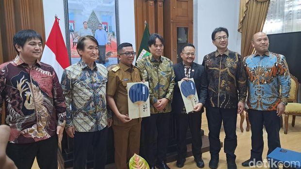 Gubernur Banten Andra Soni menerima kunjungan legislator dari Jepang