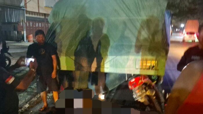 Kecelakaan motor tabrak truk parkir di Jalan Poros Parepare-Barru.