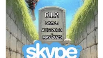 Rest in peace, Skype. Foto: X.com