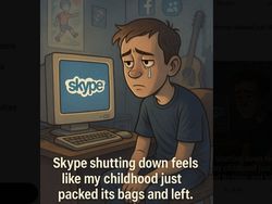 Netizen Sedunia Meratapi Kematian Skype