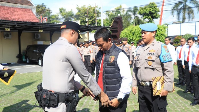 Peluncuran Satgas Anti Premanisme Polres Blitar Kota