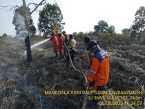 Lahan Semak Belukar 2 Hektare di Ogan Ilir Terbakar