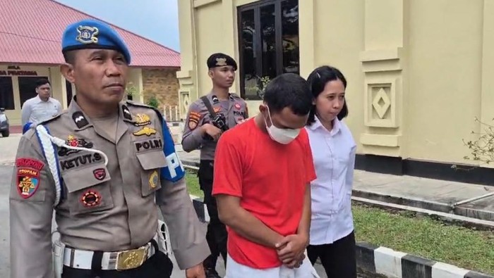 Polisi menangkap remaja di Kendari yang memukul pemotor gegara abu rokok.