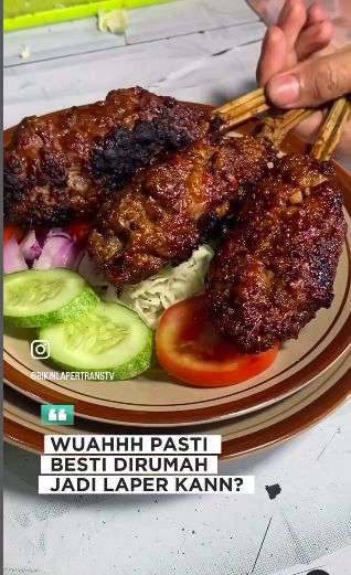 Sate buntel enak di Jakarta