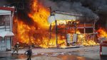 Serangan Drone Rusia Hantam Pasar Barabashovo di Kharkiv