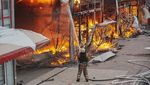 Serangan Drone Rusia Hantam Pasar Barabashovo di Kharkiv