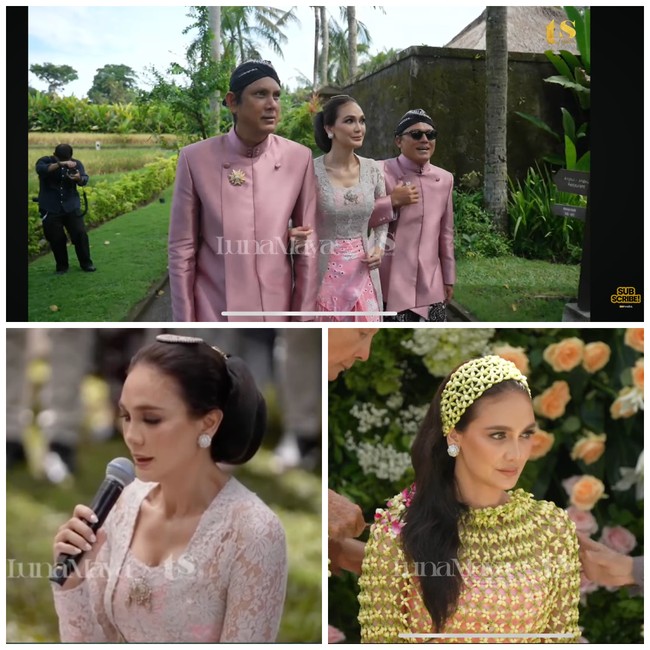Siraman Luna Maya dan Maxime Bouttier