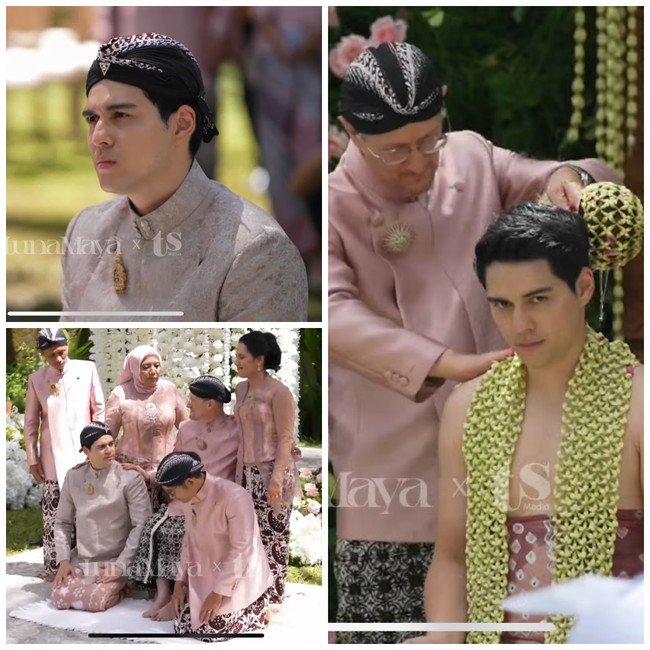 Siraman Luna Maya dan Maxime Bouttier