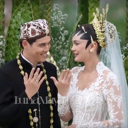 Mas Kawin Pernikahan Luna Maya dan Maxime Bouttier
