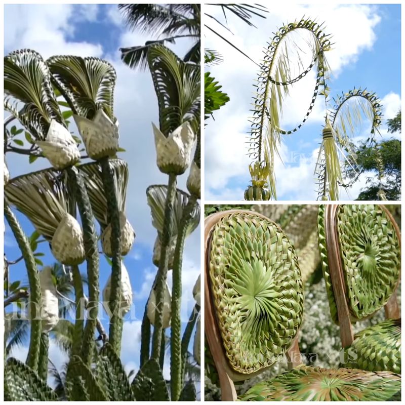 Dekorasi akad nikah Luna Maya dan Maxime Bouttier