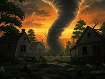 Angin Puting Beliung Terjang Sekeloa Bandung, Sejumlah Rumah Rusak