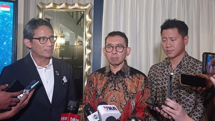 Sandiaga Salahuddin Uno, Menteri Kebudayaan RI Fadli Zon, Co-Founder n CCO UMA Tri Andhyka