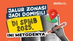 Infografis: Jalur Zonasi Jadi Domisili di SPMB 2025, Ini Metodenya