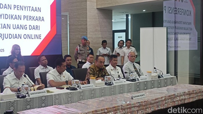 Jumpa pers Bareskrim Polri hingga PPATK soal judi online