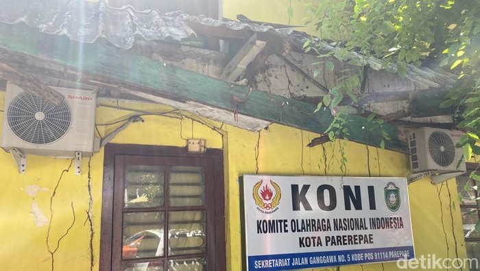 Kondisi Kantor KONI Parepare.