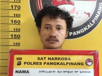 Polisi Ringkus Kurir Narkoba di Pangkalpinang, Sabu Didapat dari Napi