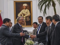 Momen Prabowo & Bill Gates Ngobrol Bareng Para Konglomerat RI