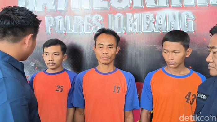 Tiga pelaku pemerkosaan penjaga angkringan di Jombang