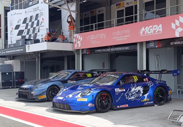 Persiapan GT World Challenge Asia 2025 di Sirkuit Mandalika
