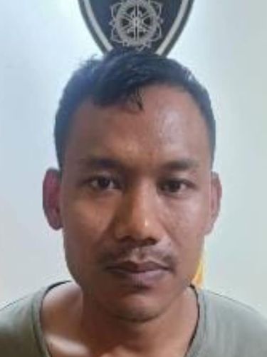 Pria A, yang menganiaya dan menebas tangan mantan pacarnya, hingga putus di Cikarang Barat, Kabupaten Bekasi. (dok.Istimewa)